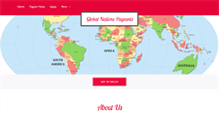 Desktop Screenshot of globalnationspageants.com